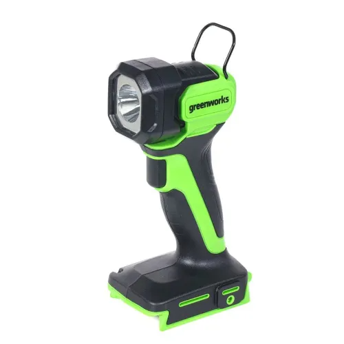 Фонарь Greenworks G24SL200 24V 3502407 (200 лм) аккумуляторный — детальное фото